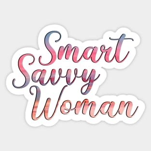 CJ Cregg  - Smart Savvy Woman Sticker